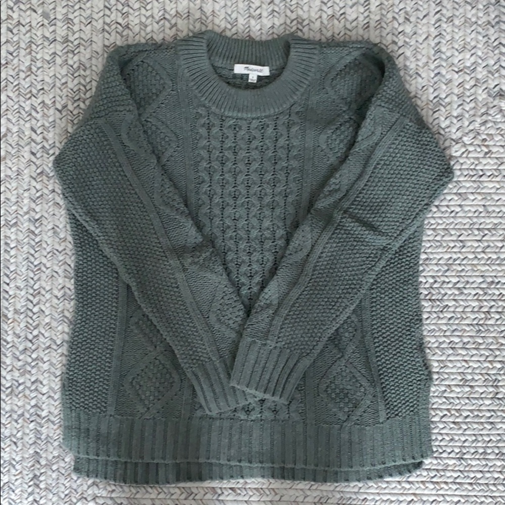 Madewell cableknit sweater